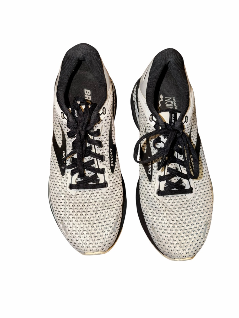 Brooks Adrenaline GTS 22 Women’s Running Shoes White Black Size 9 B